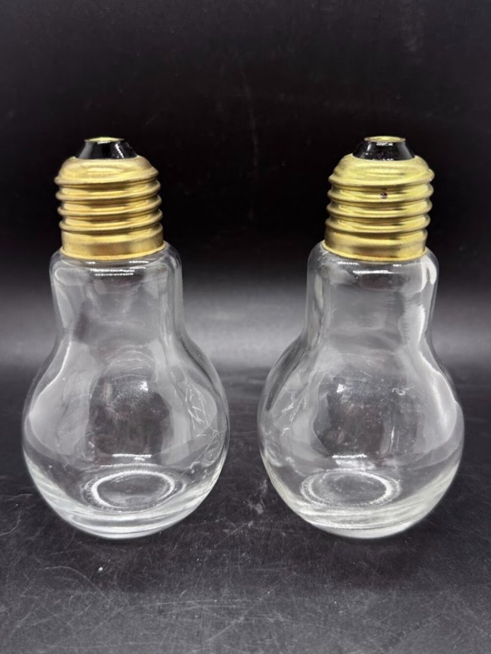 Light Bulb Shaped Glass Bottles Jars Bud Vases Craft Screw Top